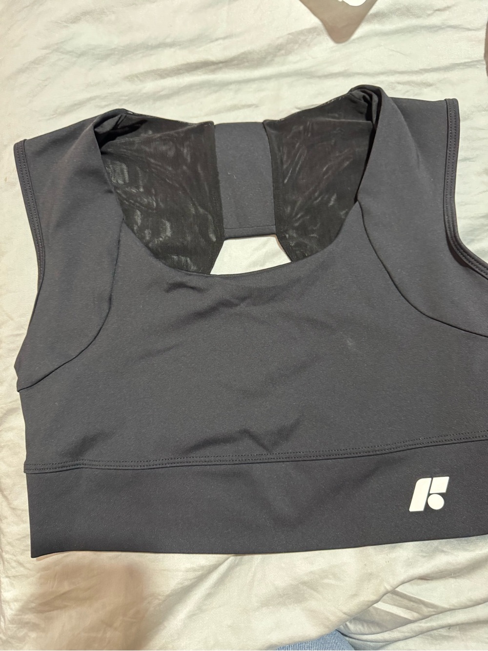 FORME power bra black posture correcting top size XL